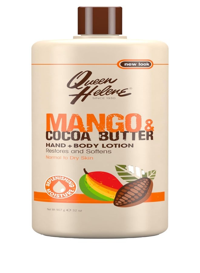 Queen Helene Mango & Cocoa Butter Hand & Body Lotion – Deep Moisturizing Formula that Softens, Smooths & Restores Radiance | 32 oz - Image 1